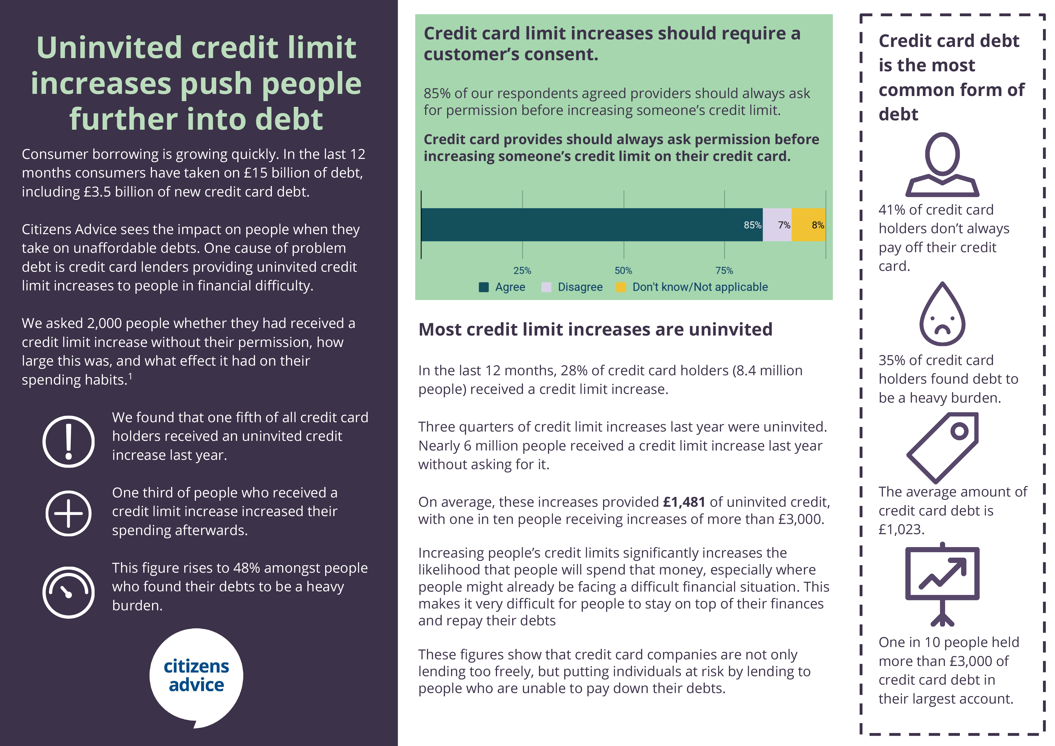 Credit limit increases briefing