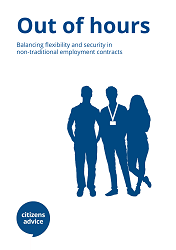 Cover of Citizens Advice Report Out of Hours