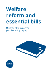 welfare reform and essential bills: mitigating the impact on people's ability to pay