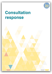 Consultation response cover