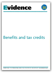 Benefits and tax credits evidence cover