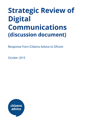 Strategic review of digital communications report cover image